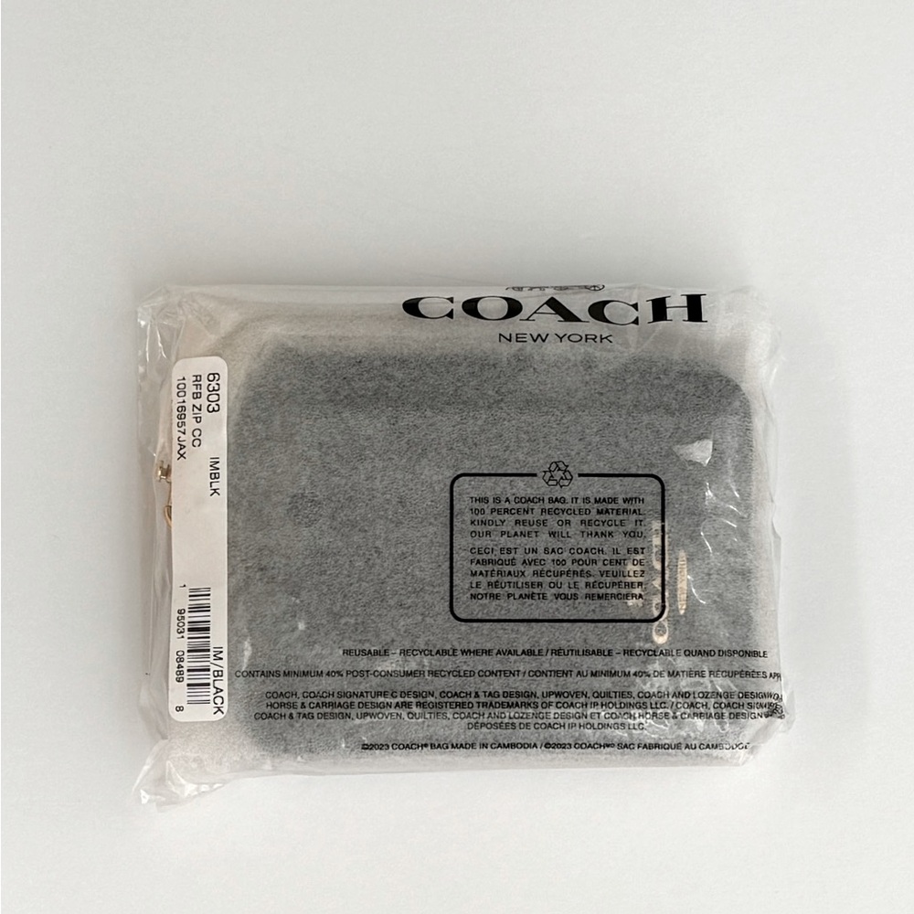 Coach Zip Card Case - Picture 6 of 8